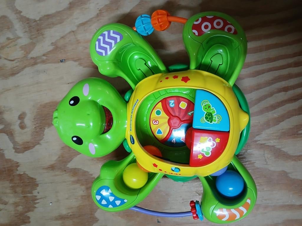 V Tech ballenpret schildpad, Ophalen of Verzenden, Zo goed als nieuw, 6 maanden tot 2 jaar