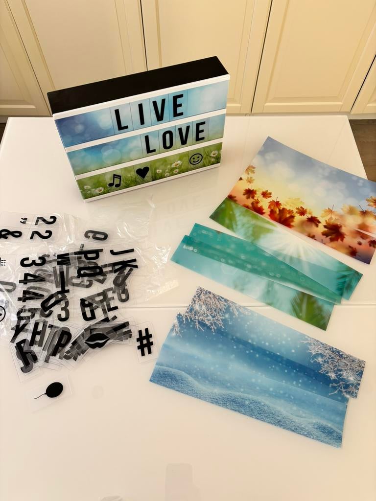 Lichtbord met alle benodigdheden & accessoires, Ophalen of Verzenden, Zo goed als nieuw