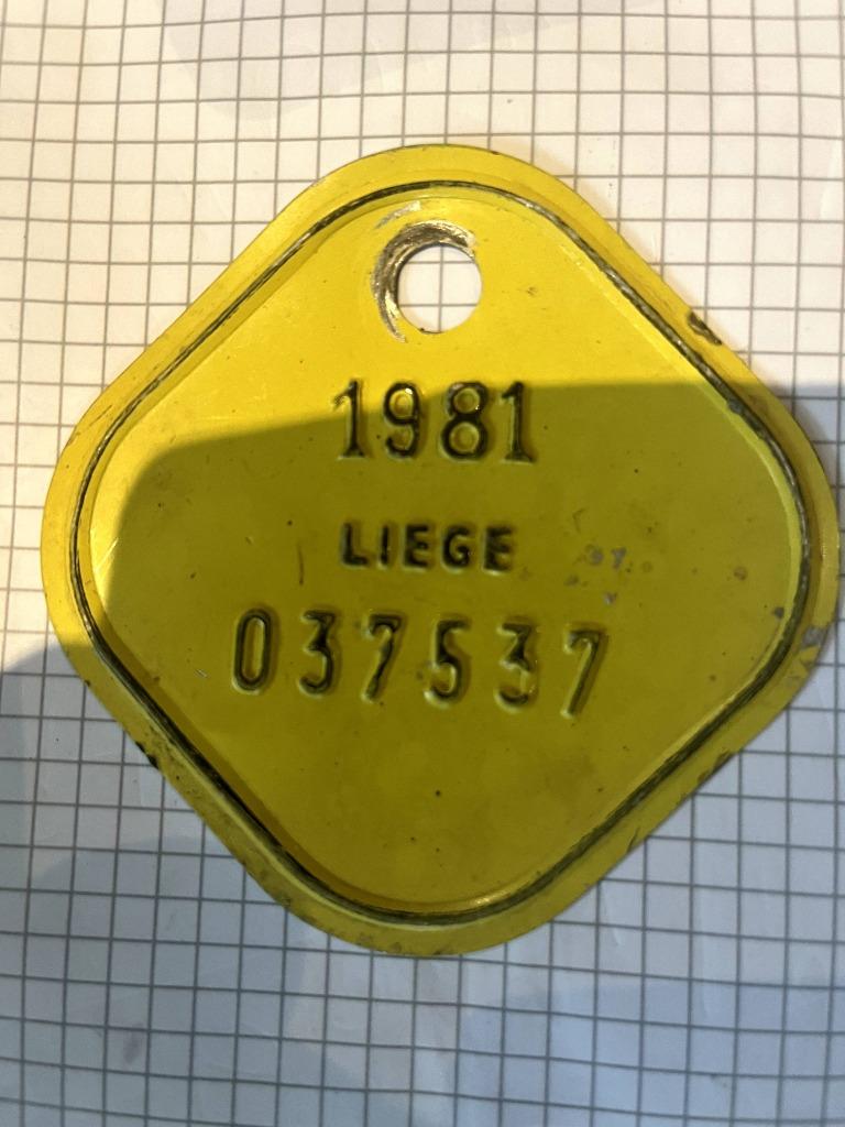 Plaque vélo, Enlèvement ou Envoi, Comme neuf