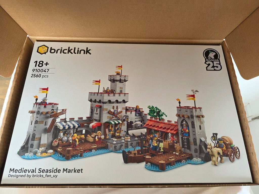 Lego Bricklink 910047 Medieval Seaside Market, Ophalen, Lego