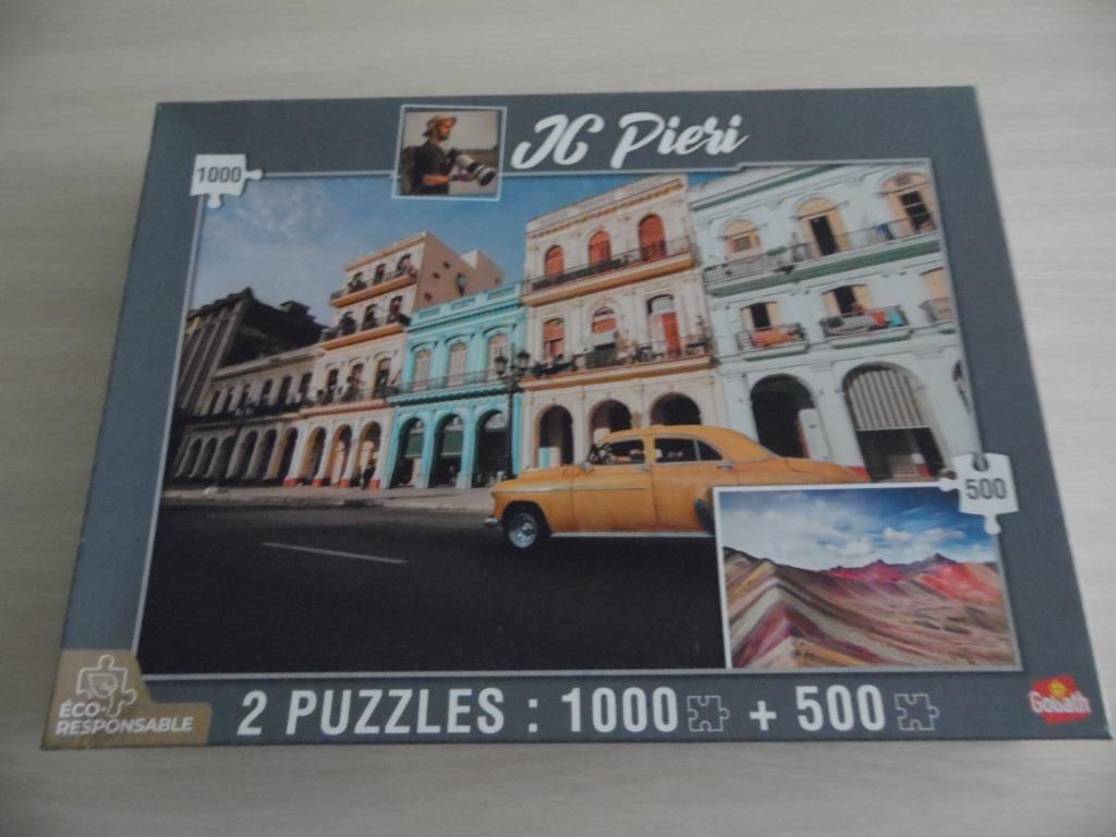PUZZLE DE 1000 ET 500 PIÈCES LA HAVANE   GOLIATH   NEUF, Enlèvement ou Envoi, 500 à 1500 pièces, Neuf, Puzzle