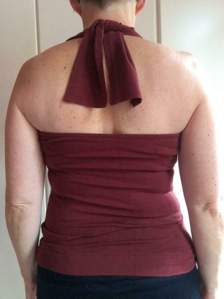 Cora Kemperman topje wijnrood L, Overige kleuren, Maat 42/44 (L), Ophalen of Verzenden, Zonder mouw