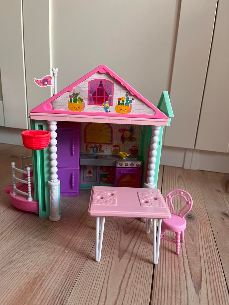 Barbie Chelsea Playhouse, Ophalen of Verzenden, Zo goed als nieuw, Poppenhuis
