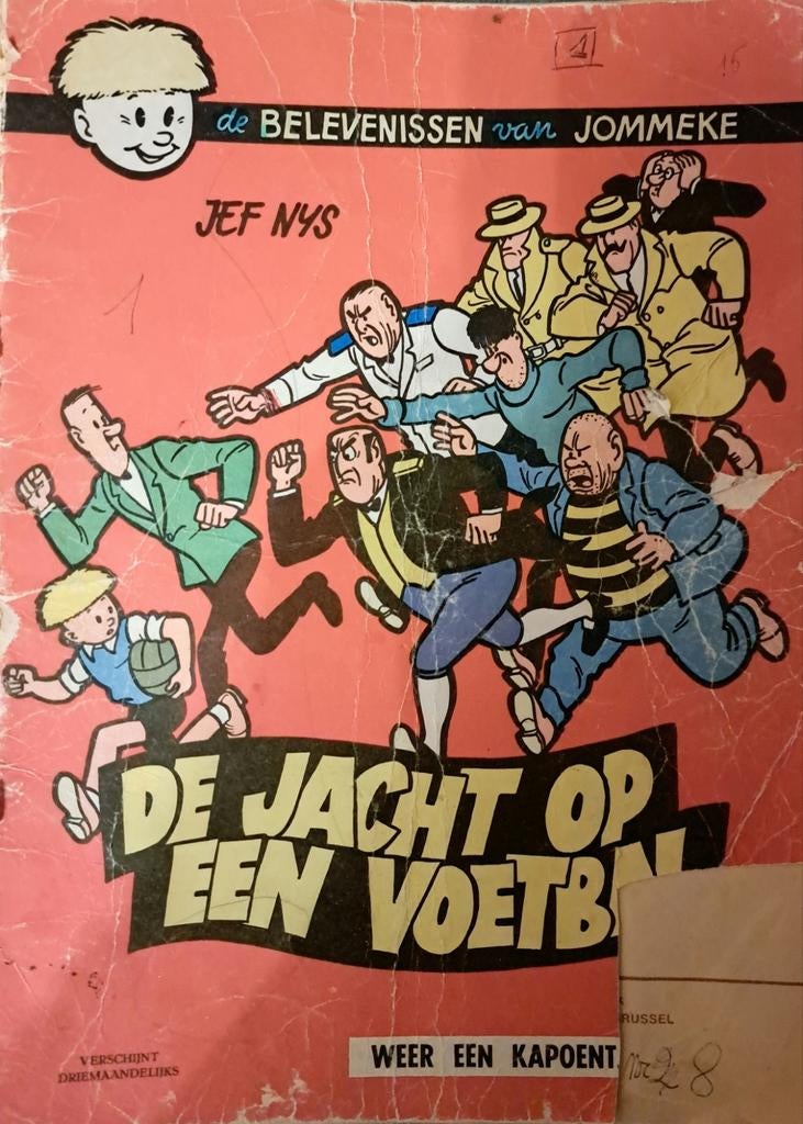 15 vintage Jommeke strips, Boeken, Ophalen of Verzenden, Meerdere stripboeken, Gelezen, Jef Nys