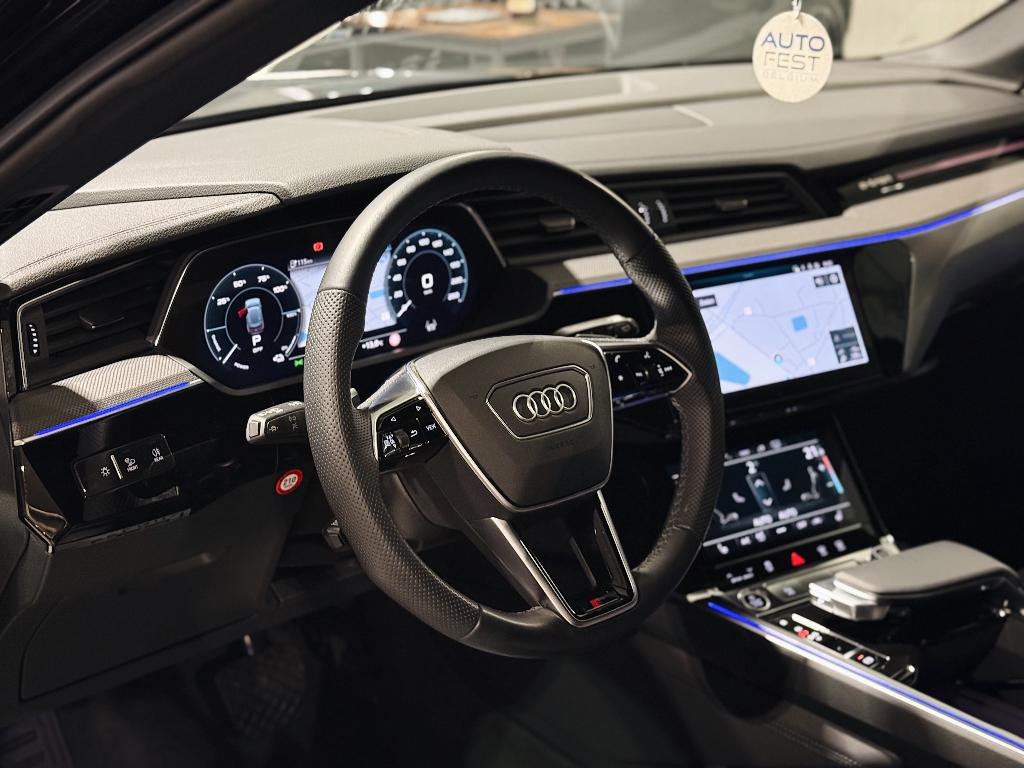 Audi E-Tron 50 Quattro S-Line « Édition noire » - Garantie, Euro 6, Entreprise, Garantie prolongée, Noir