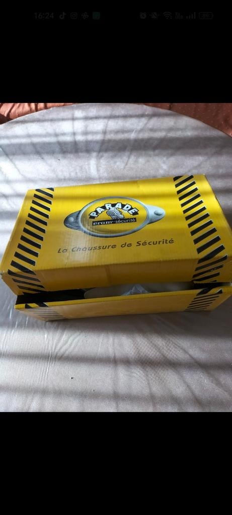 Chaussures professionnel de cuisine, Enlèvement
