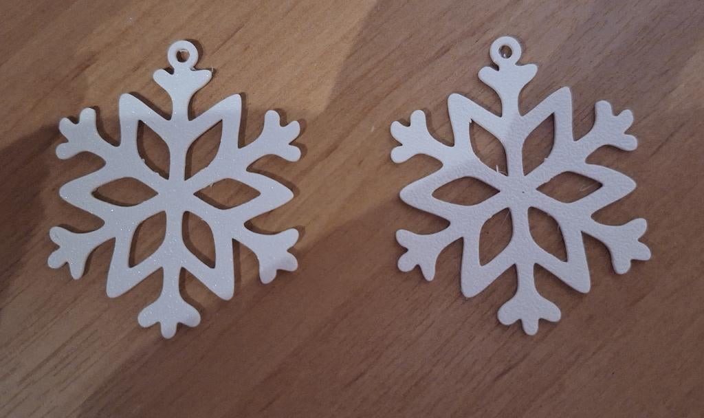 Set van 2 originele 3D geprinte kersthangers (9), NIEUW, Diversen, Kerst, Nieuw, Ophalen of Verzenden
