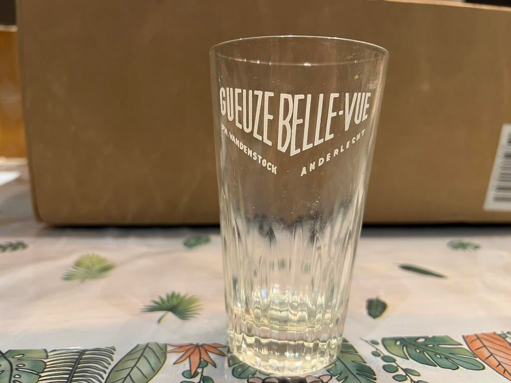 11 rétro Oude Geuze Belle-Vue Vandenstock Anderlecht, Collections, Enlèvement ou Envoi, Neuf, Verre à bière