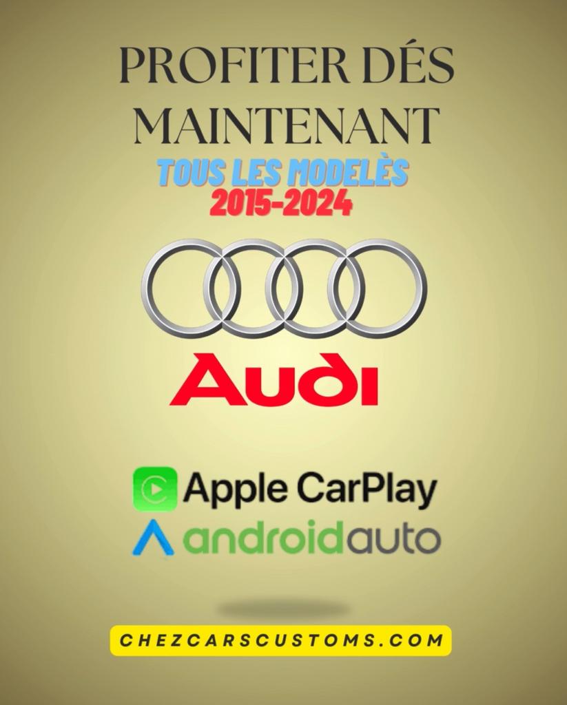 Activation Carplay Audi, Enlèvement ou Envoi, Audi