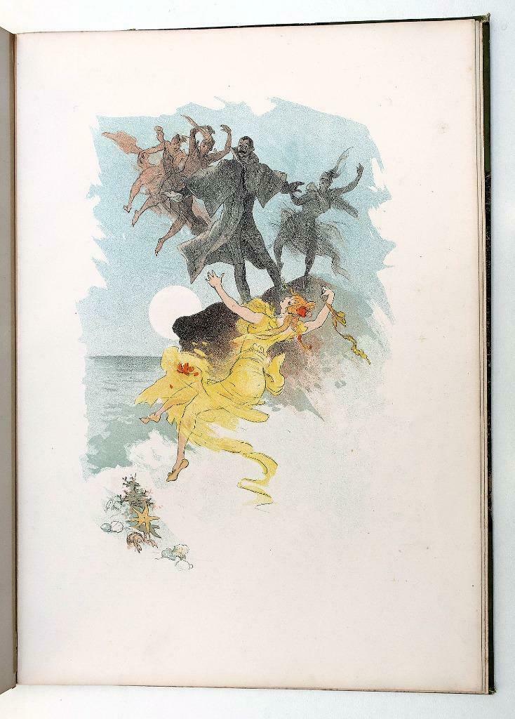 Jules Chéret 1894 La Fée du Rocher 1/100 ex Belle Epoque, Antiek en Kunst, Antiek | Boeken en Manuscripten, Ophalen of Verzenden