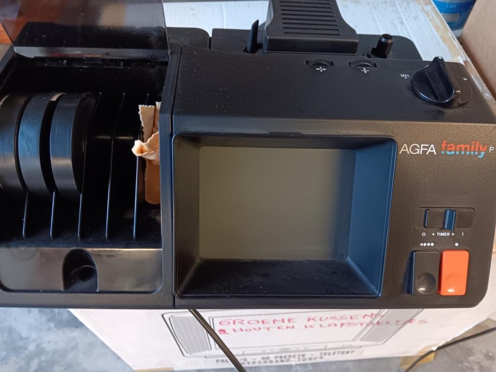 Antiek Agfa Gevaert toestel, Ophalen