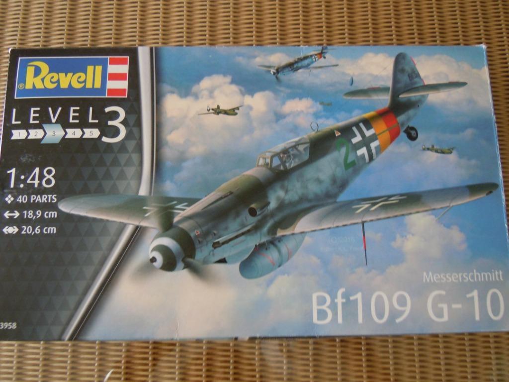 Revell Messerschmitt Bf109 G-10 Fixed-wing aircraft model Mo, Enlèvement ou Envoi, Revell