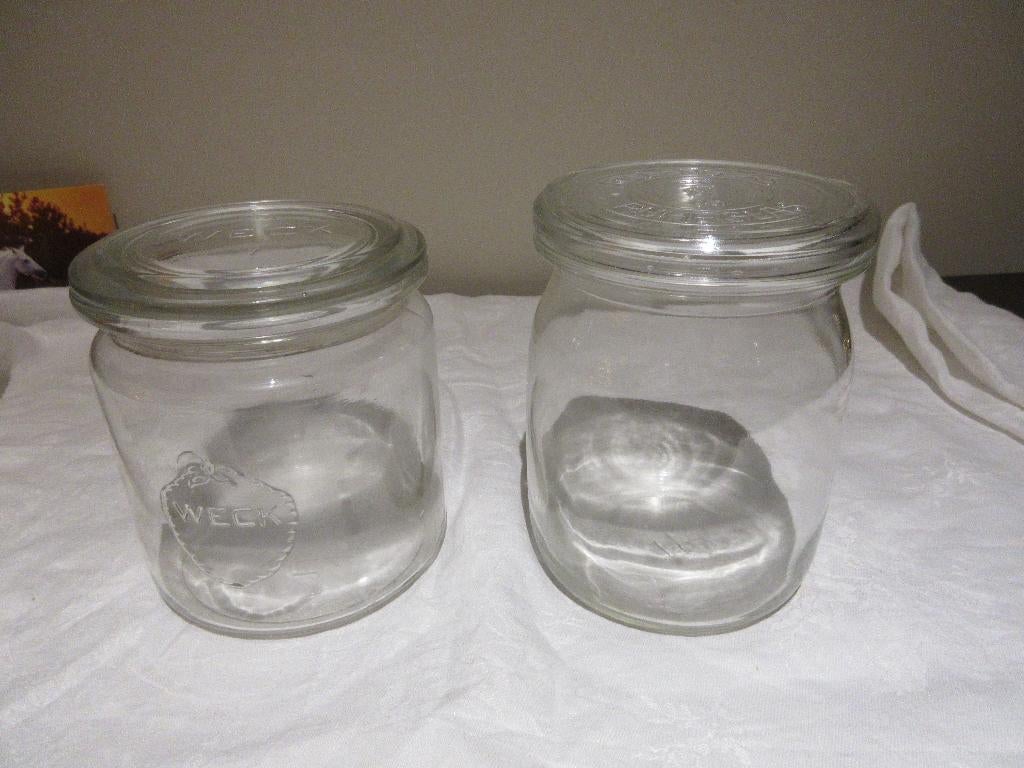 2 inmaakpotten steriliseerpot WECK RILLENGLAS pot in glas, Ophalen