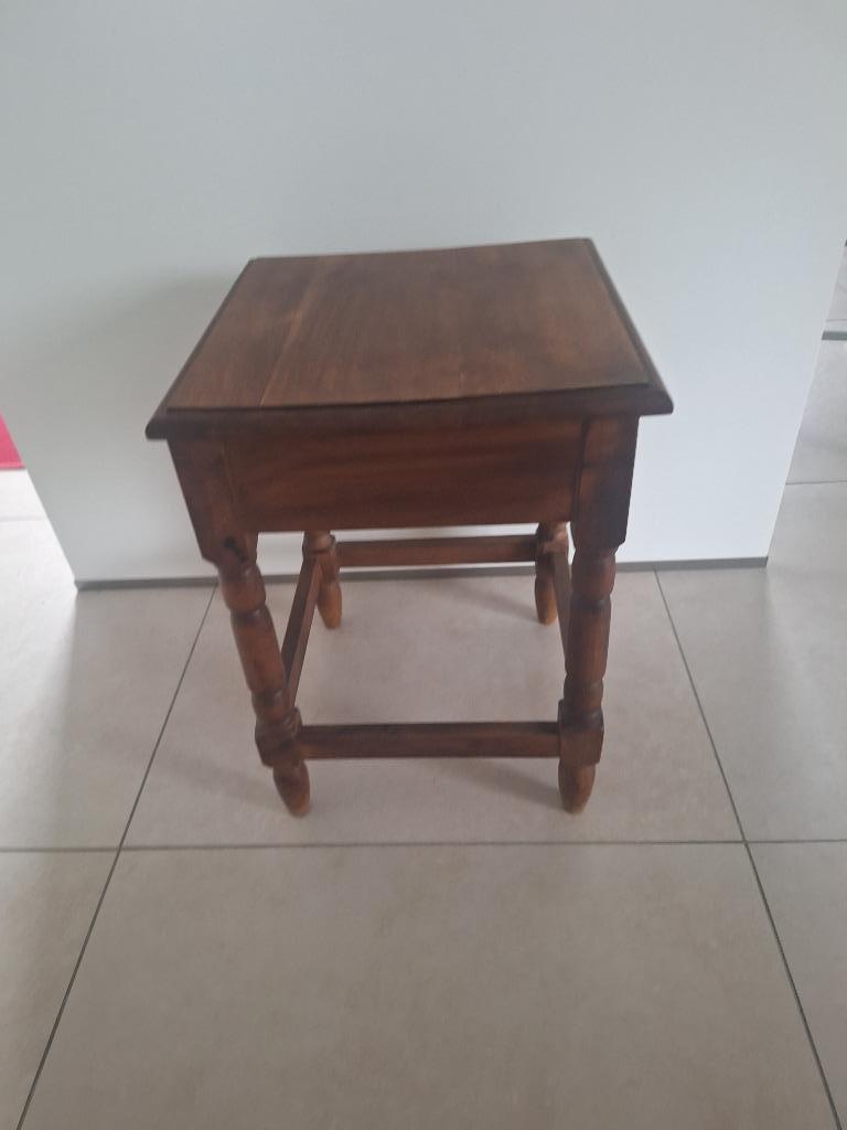 Kleine bijzettafel, Ophalen, Ancien, Minder dan 50 cm, Gebruikt