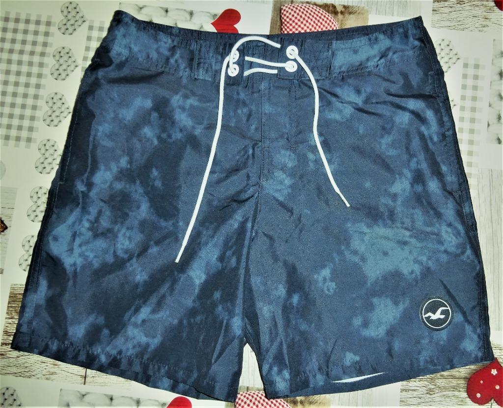 Bermuda de bain 28 W28 short de bain Hollister bleu, Enlèvement ou Envoi, Taille 46 (S) ou plus petite, Bleu, Short de bain