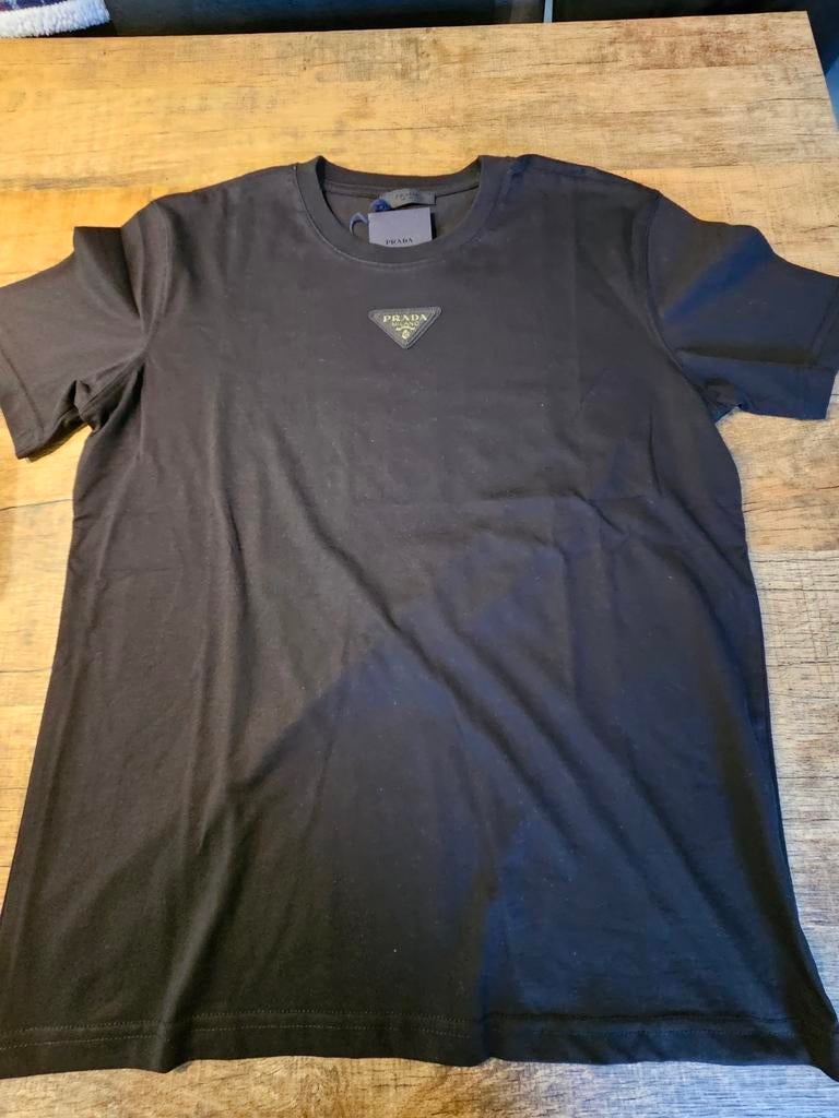 Prada t-shirt, Kleding | Heren, T-shirts, Ophalen, Maat 52/54 (L), Zwart, Nieuw