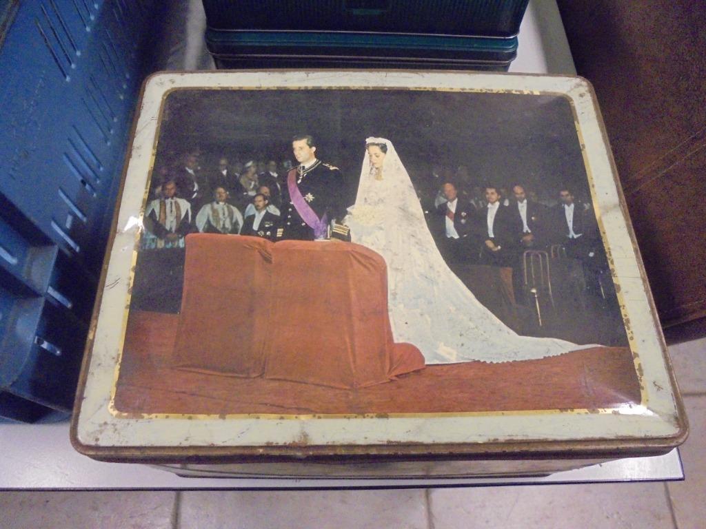 huwelijk Paola en Albert koningsdoos, Ophalen of Verzenden, Gebruikt, Overige typen
