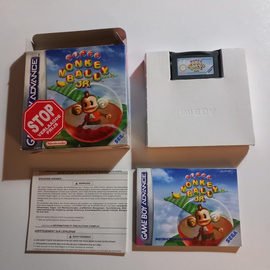 Super Monkey Ball Jr. Nintendo gameboy advance, Games en Spelcomputers, Ophalen of Verzenden, Zo goed als nieuw