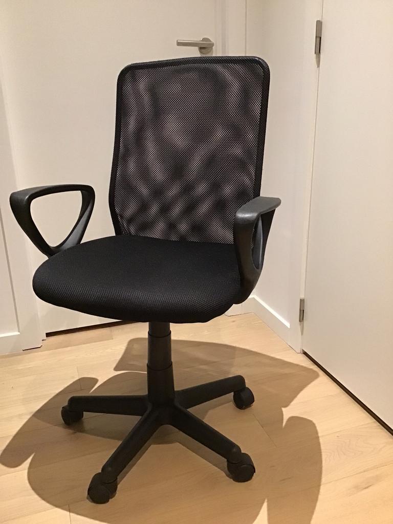 Chaise de bureau, Maison & Meubles, Comme neuf, Noir, Chaise de bureau