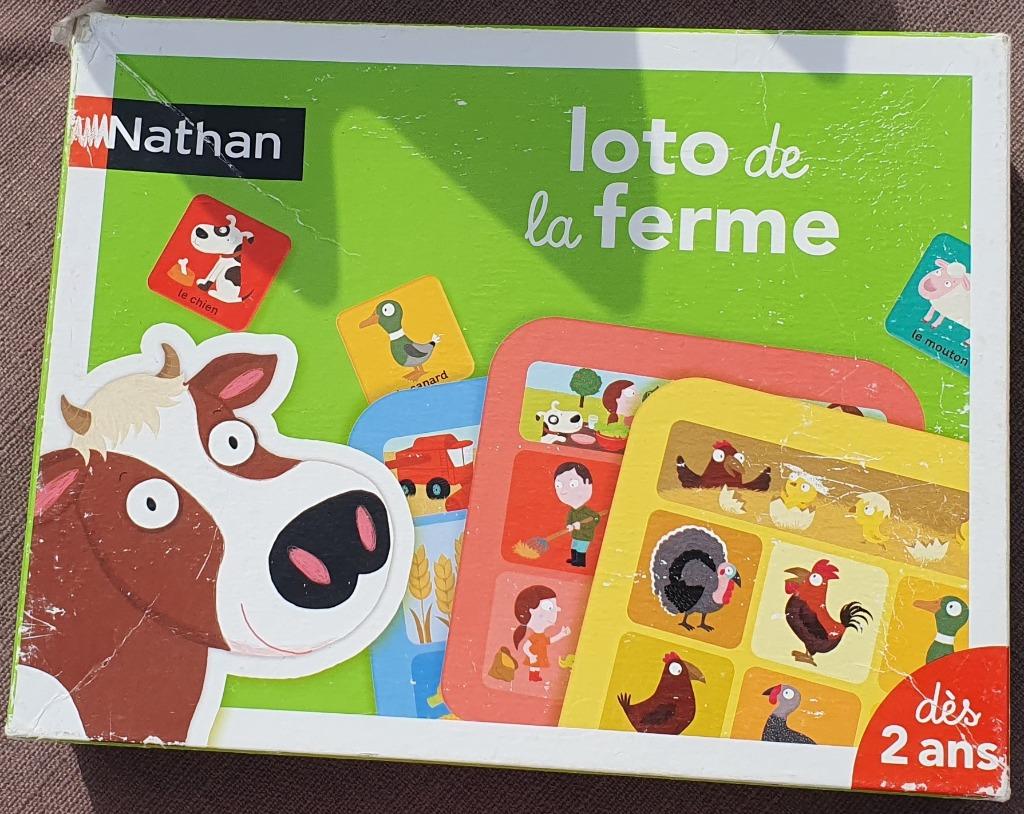 De boerderij Lotto - Nathan, Enfants & Bébés, Jouets | Éducatifs & Créatifs, Enlèvement ou Envoi, Utilisé, Puzzles