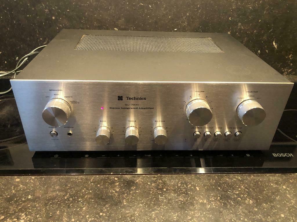 vintage ampiflier / versterker TECHNICS SU-7600 (1976-1977), Antiquités & Art, Curiosités & Brocante, Enlèvement ou Envoi