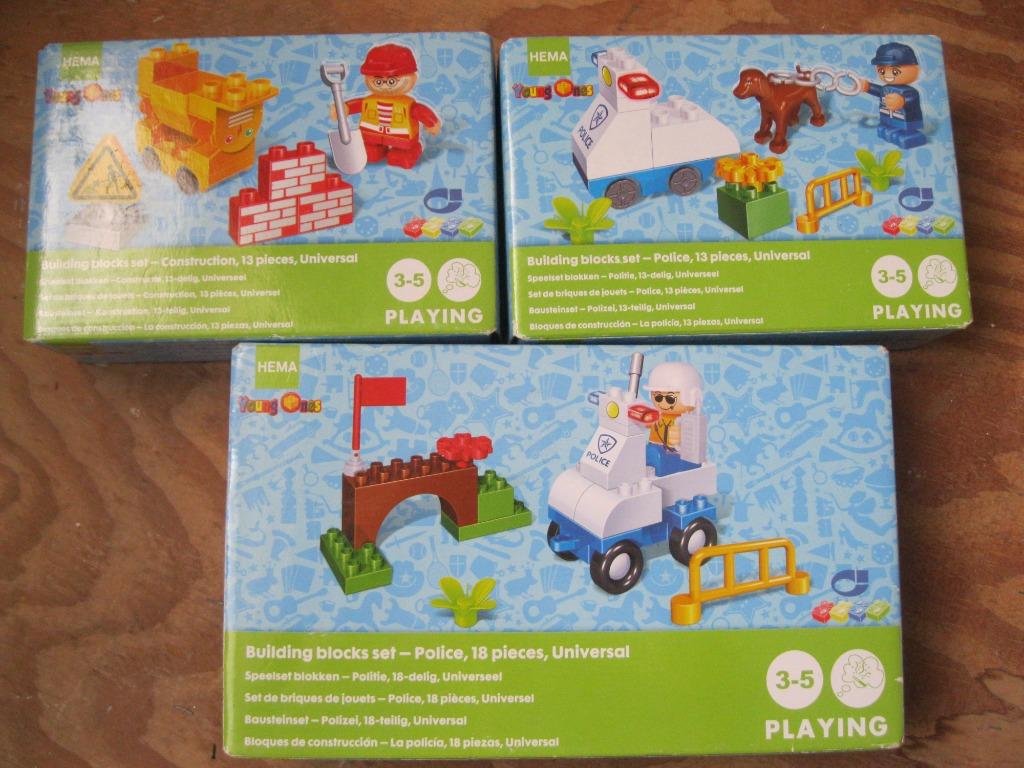 type Lego 3 sets en lot NEUF dans BOITE (hema), Enlèvement ou Envoi, Neuf, Ensemble complet
