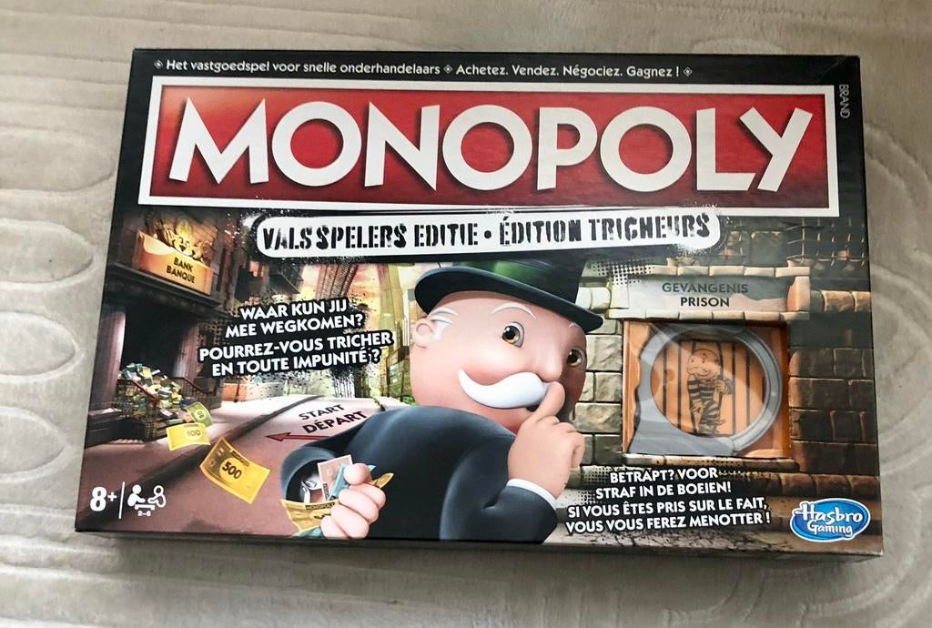 Monopoly valsspelerseditie, Ophalen of Verzenden, Zo goed als nieuw