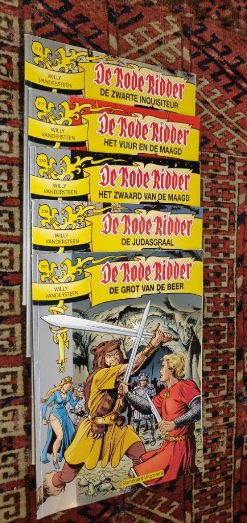 Nog 6 ex "De Rode Ridder", Boeken, Meerdere stripboeken, Ophalen, Gelezen, Willy Vandersteen