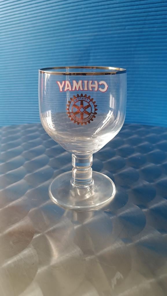Verre Chimay 18cl rotary International, Enlèvement ou Envoi, Comme neuf