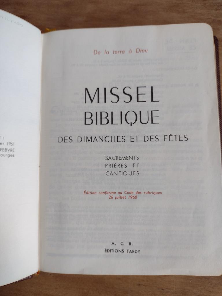 MISSEL, Livres, Religion & Théologie, Comme neuf, Christianisme | Catholique, Enlèvement ou Envoi