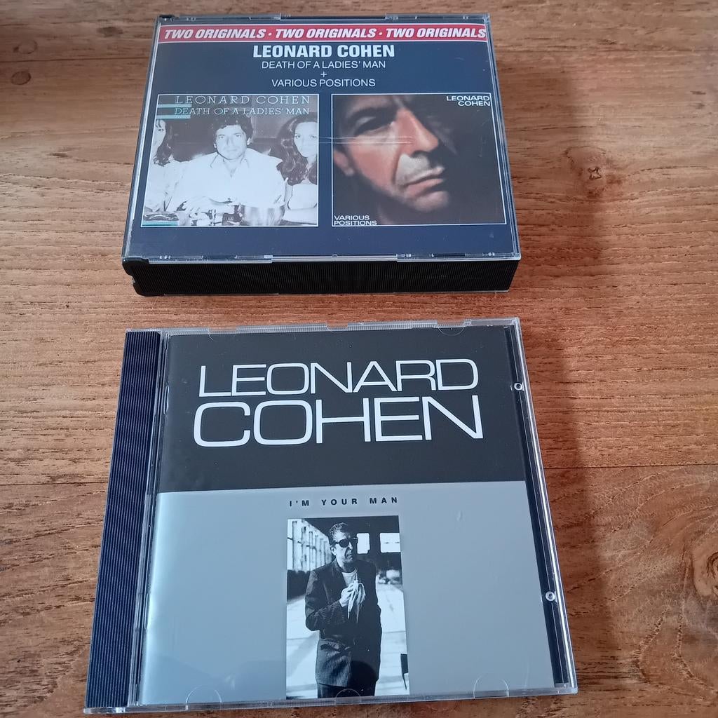 3 cd's Leonard Cohen, zie afbeelding, Ophalen of Verzenden, Zo goed als nieuw, Boxset