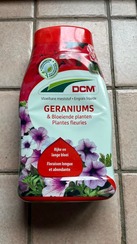 DCM vloeibare meststof geraniums NIEUW, Tuin en Terras, Ophalen, Nieuw