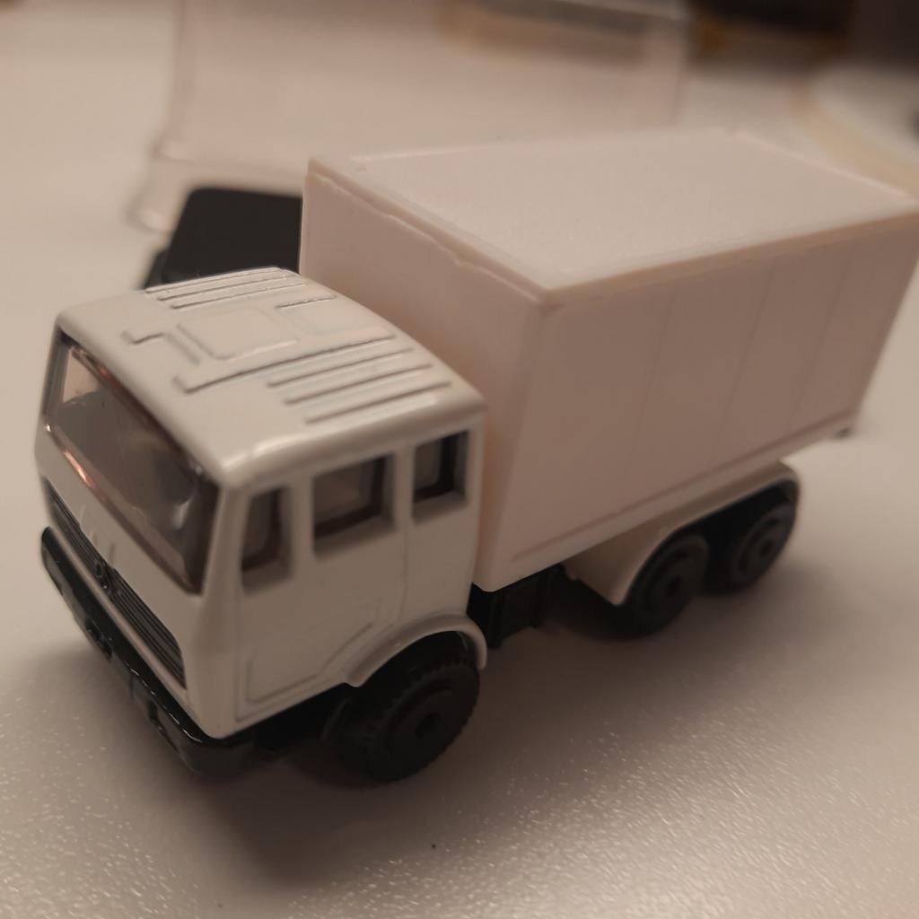 EFSI 1/87 MERCEDES DOUBLE CAB CONTAINER TRANSPORTER*VINTAGE*, Ophalen, Nieuw, Bus of Vrachtwagen, Efsi