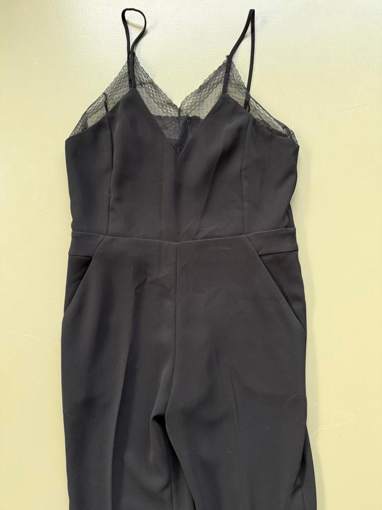 Ongedragen Iro jumpsuit met kant, Franse maat 40, Maat 38/40 (M), Verzenden, Zwart, Nieuw