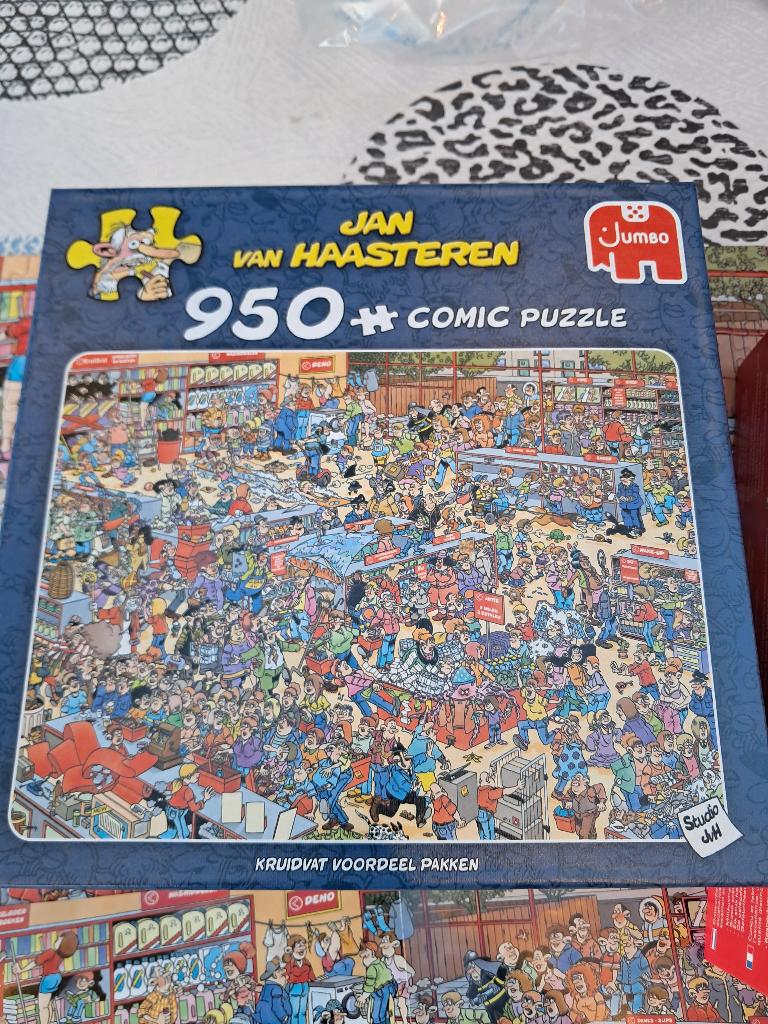 Puzzel Jan Van Haasteren 950st, Ophalen of Verzenden, 500 t/m 1500 stukjes, Zo goed als nieuw, Legpuzzel