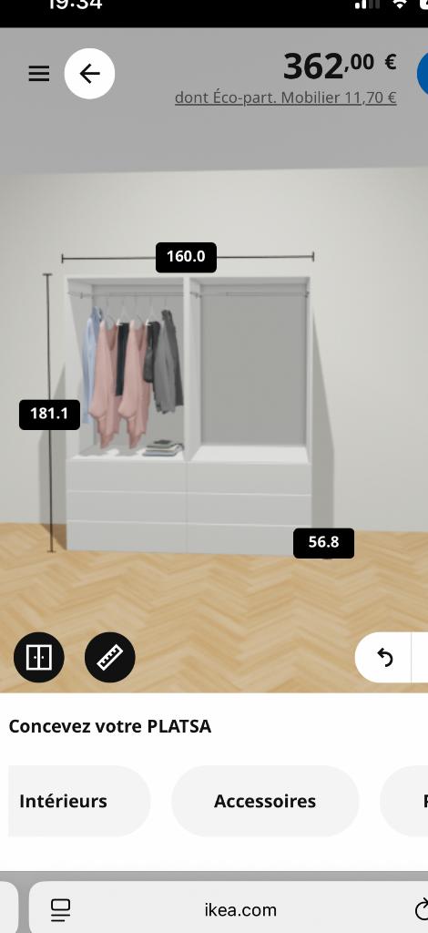 dressing, Enlèvement, Neuf