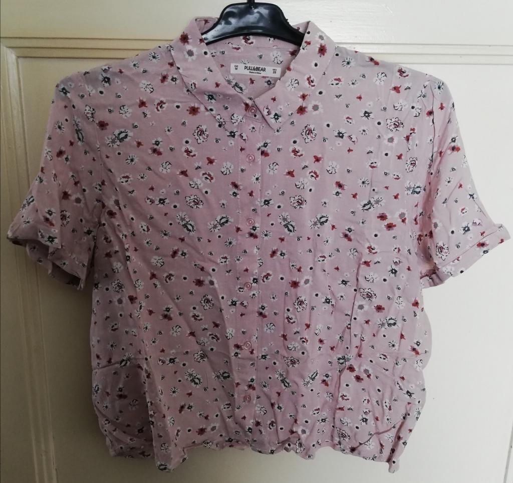 T.M Pull&bear roze hemdblouse, Pull & Bear, Ophalen of Verzenden, Zo goed als nieuw, Roze