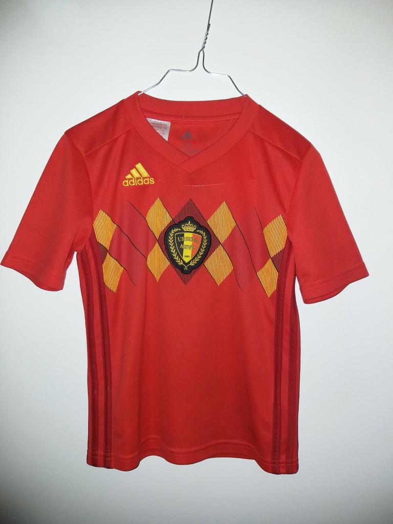 Maillot Diables Rouges enfant, Maat XS of kleiner, Ophalen of Verzenden, Zo goed als nieuw, Shirt