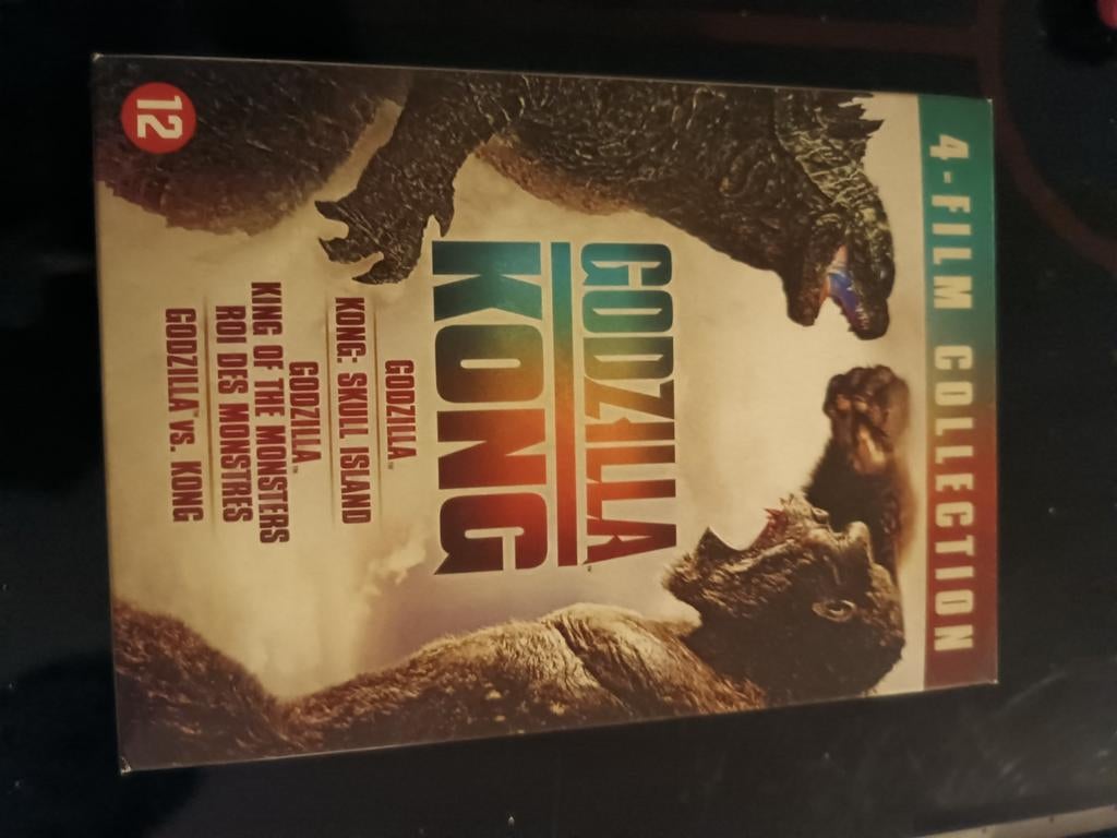 Godzilla vs kong collectie  met 4 dvd 's, Ophalen