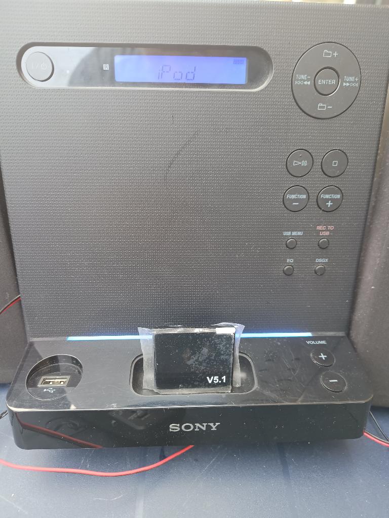 Stereo Sony ipod CMT-LX30iR cd fm am, Audio, Tv en Foto, Gebruikt, MP3-aansluiting, Tuner of Radio, Ophalen of Verzenden