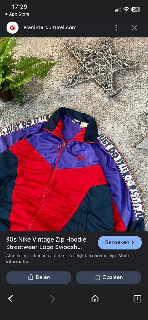 Vintage nike vest, Kleding | Dames, Ophalen of Verzenden, Zo goed als nieuw
