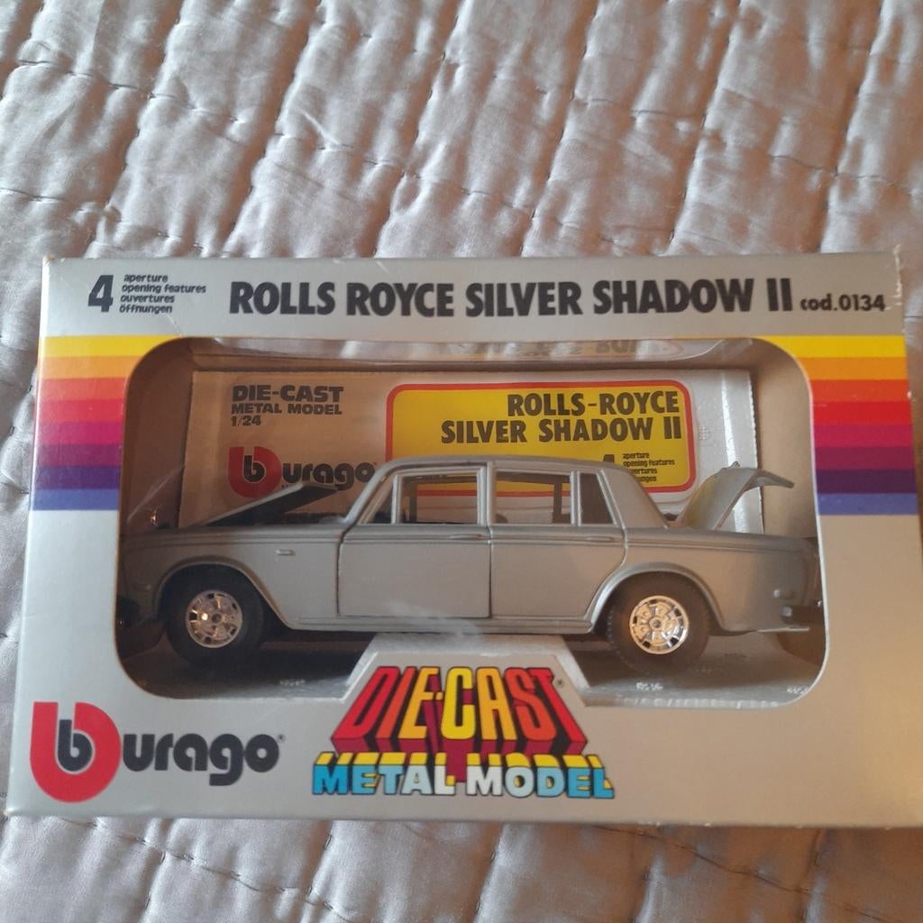 ROLLS ROYCE SILVER SHADOW II. BURAGO *1/24*NEW*MIB*, Ophalen, Nieuw, Auto, Burago