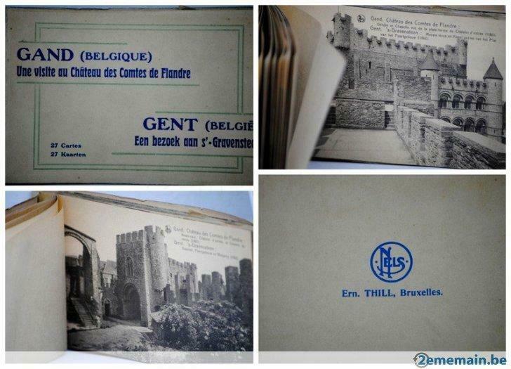 Cartes-vues, une visite au château des Comtes de Flandre., Ophalen of Verzenden