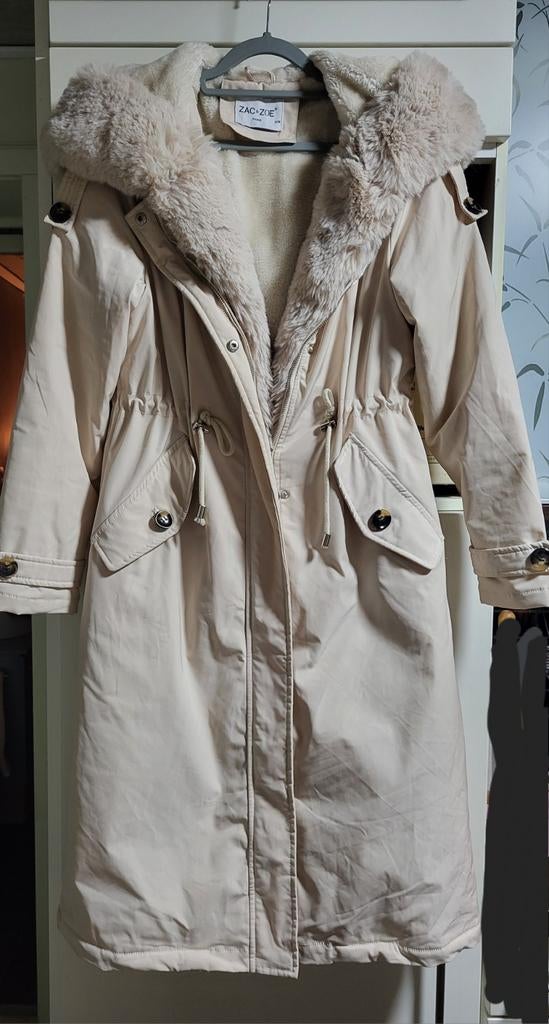 Winterjas Zac & Zoé maat S, Ophalen, Maat 36 (S), Beige