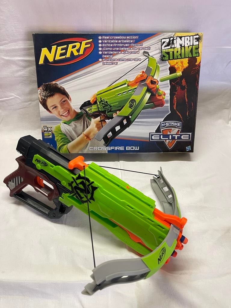 Nerf arbalète Zombie strike dans sa boîte très peu utilisé, Enlèvement, Comme neuf
