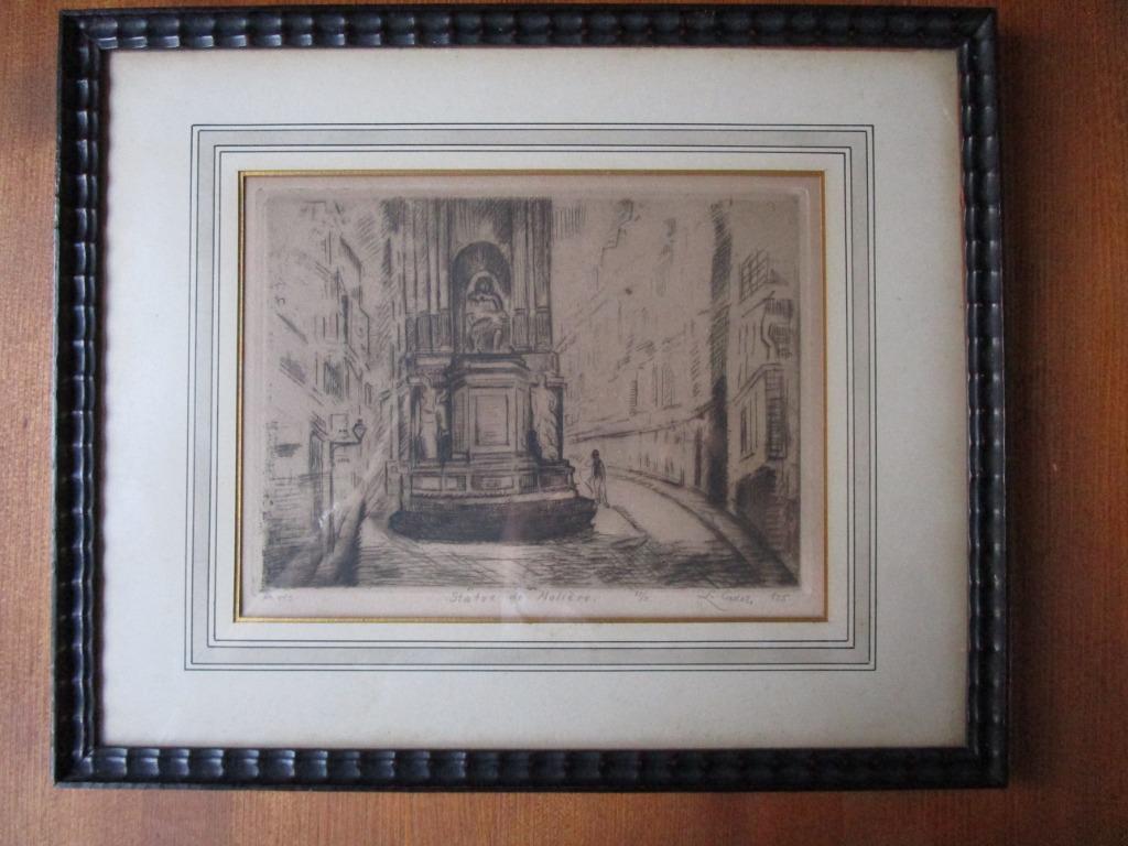 2 etsen en litto, Antiquités & Art, Art | Eaux-fortes & Gravures, Enlèvement ou Envoi