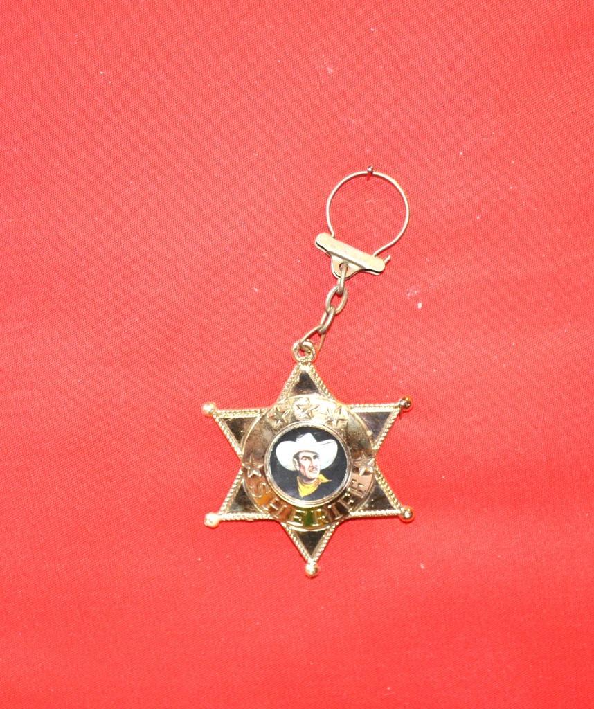 porte cle vintage etoile de sheriff, Collections, Enlèvement ou Envoi, Utilisé, Autres types