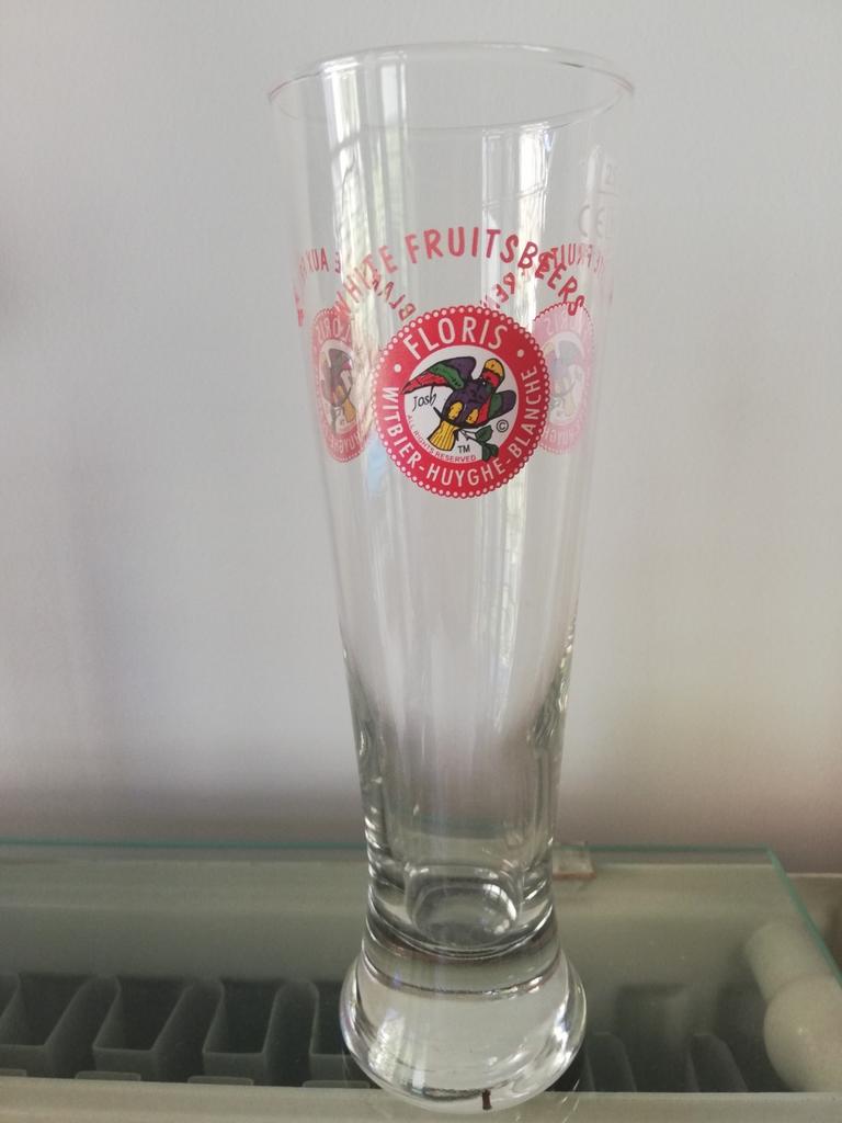Glazen Floris witbier Huyghe Blanche, Ophalen, Zo goed als nieuw