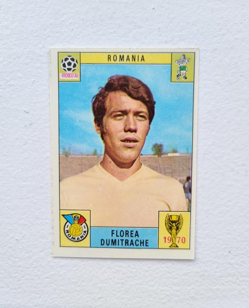 Panini Mexico 70: Romania, Flores Dumitrache. Nooit gekleefd, Ophalen of Verzenden, Zo goed als nieuw