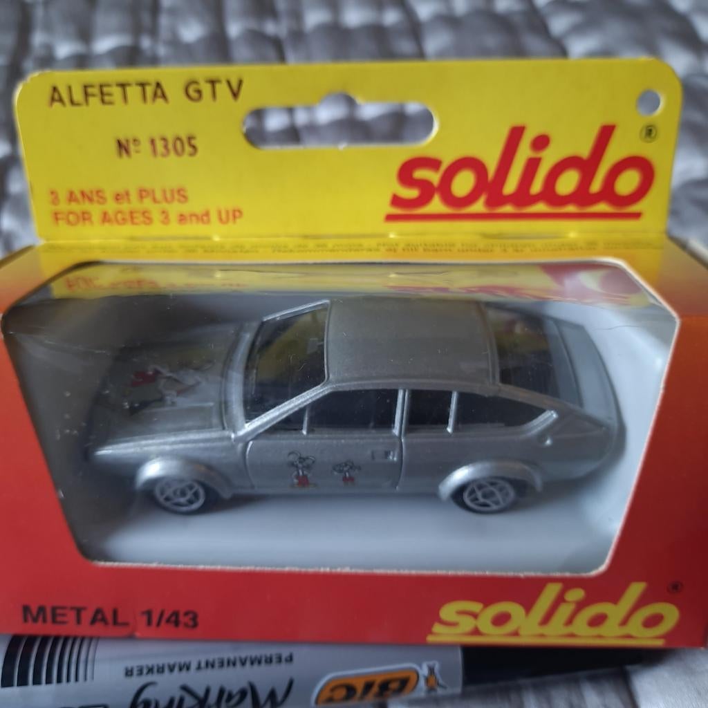 ALFA ROMEO ALFETTA GTV*SOLIDO*NEW*, Ophalen, Nieuw, Auto, Solido